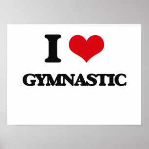 I kärlek Gymnastic Poster