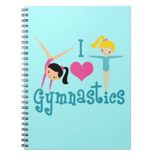 I Kärlek Gymnastics Anteckningsbok
