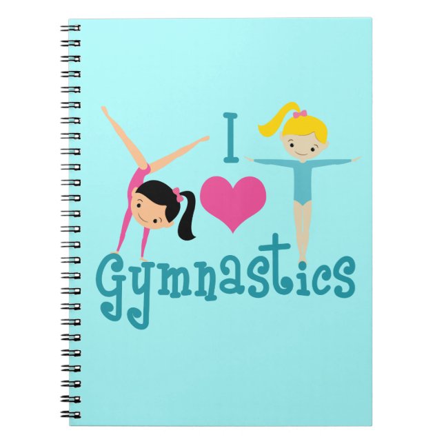I Kärlek Gymnastics Anteckningsbok (Framsidan)