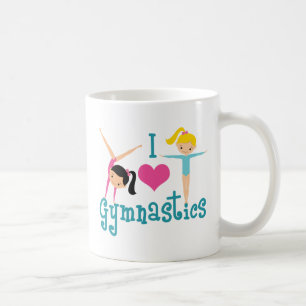 I Kärlek Gymnastics Kaffemugg