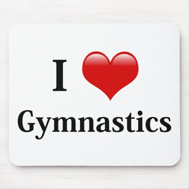 I Kärlek Gymnastics Musmatta (Framsidan)