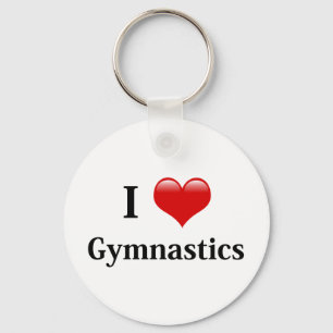 I Kärlek Gymnastics Nyckelring