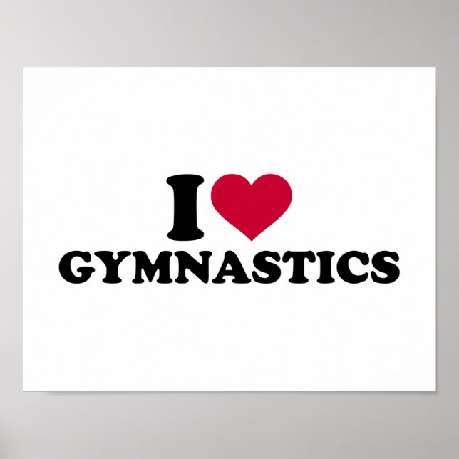 I kärlek Gymnastics Poster (Framsidan)
