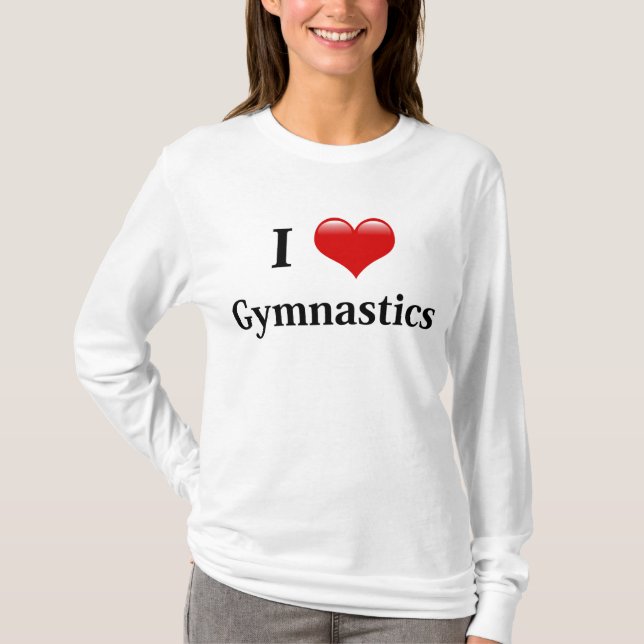 I Kärlek Gymnastics Tee (Framsida)