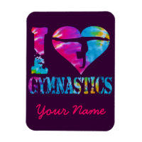 I Kärlek Gymnastics Tie Dye Heart Handstand