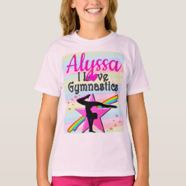 I KÄRLEK GYMNASTICS TOPPEN STAR DESIGN T SHIRT