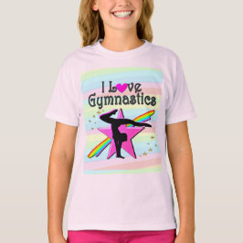 I KÄRLEK GYMNASTICS TUMBLING QUEEN DESIGN T SHIRT
