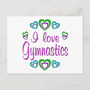 I Kärlek Gymnastics Vykort