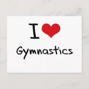 I Kärlek Gymnastics Vykort