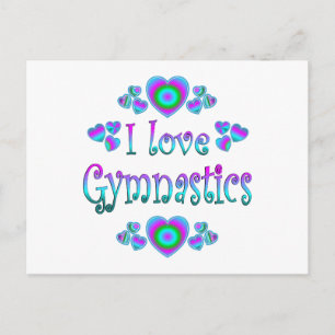 I Kärlek Gymnastics Vykort