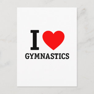 I Kärlek Gymnastics Vykort