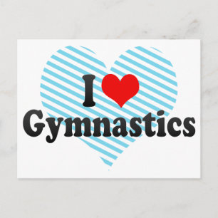 I Kärlek Gymnastics Vykort