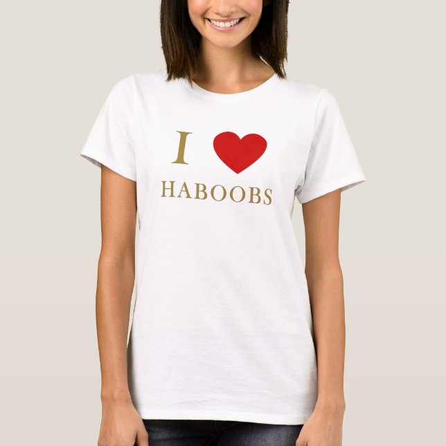 I kärlek haboobs t-shirt (Framsida)
