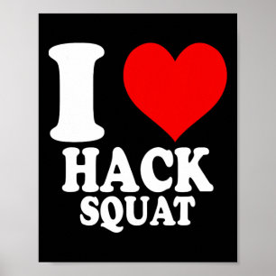 I Kärlek Hack Squat 1 Poster