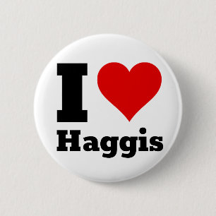 I Kärlek Haggis-knappen Knapp