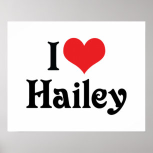I Kärlek Hailey Poster