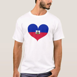I Kärlek Haiti Flagga T Shirt