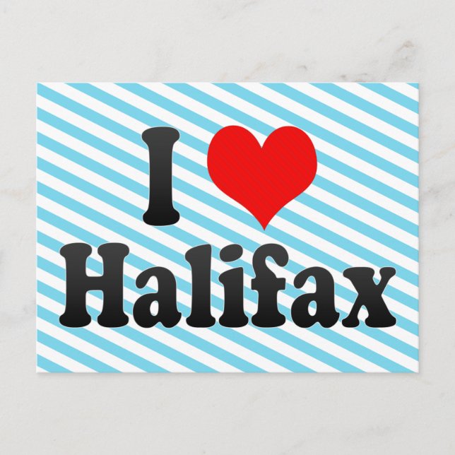 I Kärlek Halifax, Kanada. I Kärlek Halifax, Kanada Vykort (Framsida)