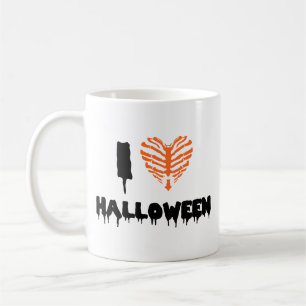 I Kärlek Halloween Coffee Mugg