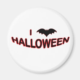 I Kärlek Halloween (FLADDERMUS) Magnet