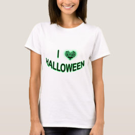 I Kärlek Halloween-kaffe (Kärlek Heart) Mugg T Shirt