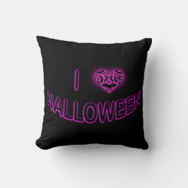I Kärlek Halloween-Lila (Kärlek Heart) Kudde