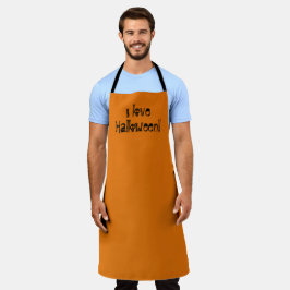 I Kärlek Halloween-Orangen Apron