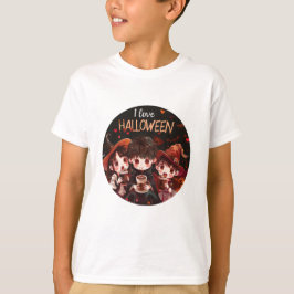 I Kärlek Halloween-seriens digitala utskrift T Shirt