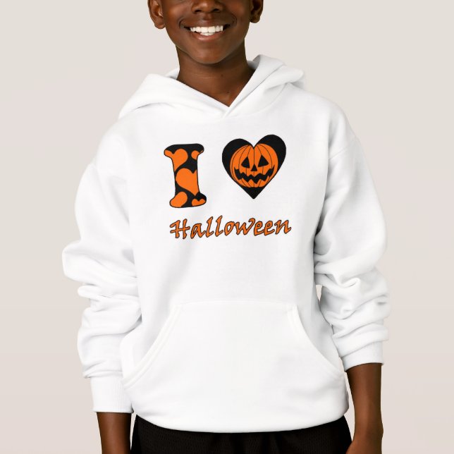 I kärlek Halloween T-shirt (Framsida)