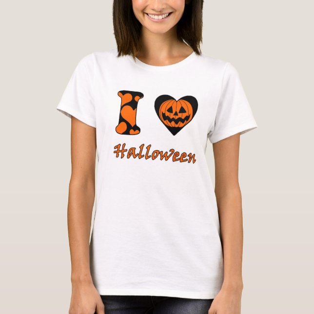 I kärlek Halloween Tee (Framsida)
