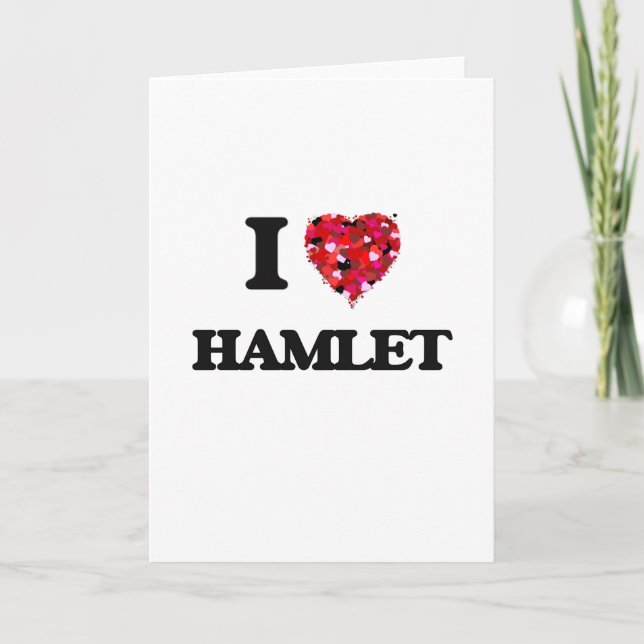 I Kärlek Hamlet Kort (Framsida)