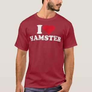 I kärlek hamster t shirt