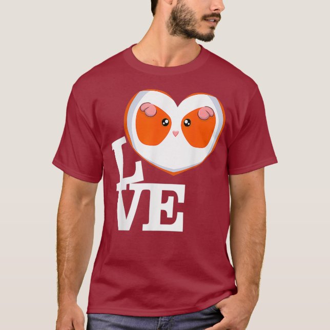 I kärlek hamster t shirt (Framsida)