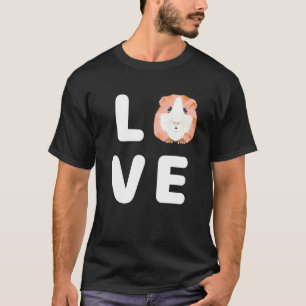 I Kärlek Hamsters Cute Pet Kid Children Hammy Guin T Shirt