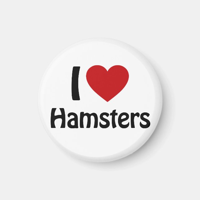 I kärlek Hamsters Magnet (Framsidan)
