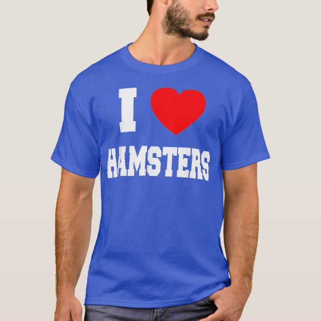 I kärlek hamstrar t shirt (Framsida)