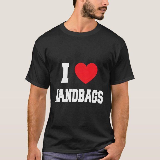 I Kärlek Handbag T Shirt (Framsida)