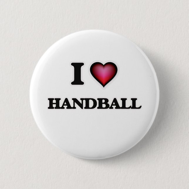 I Kärlek Handball Knapp (Framsida)