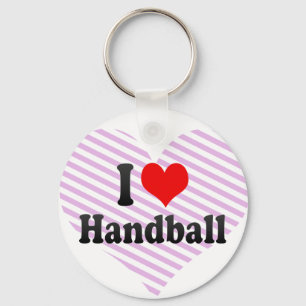 I kärlek Handball Nyckelring