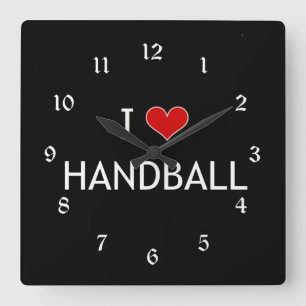 I Kärlek Handball, populär design, Fyrkantig Klocka