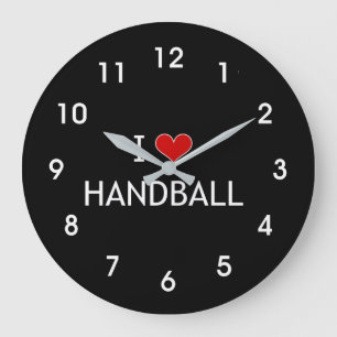 I Kärlek Handball Stor Klocka