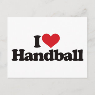 I Kärlek Handball Vykort