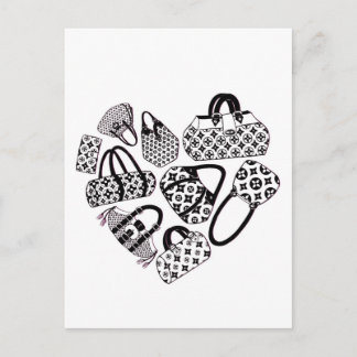 I kärlek handsäckar, vykort