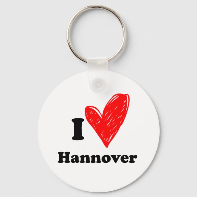 I kärlek Hannover Nyckelring (Framsida)