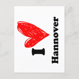 I kärlek Hannover Vykort