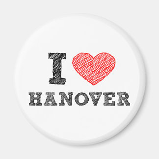 I Kärlek Hanover Magnet