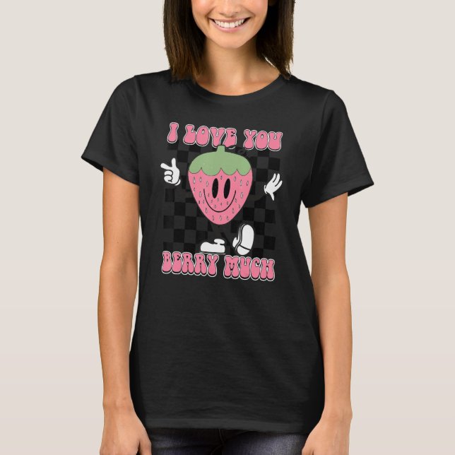 I Kärlek har du berry mycket kontrollerat Cute Str T Shirt (Framsida)