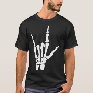 I kärlek har du skeletthand t shirt