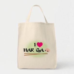 I Kärlek Har Gao (räkfiske) Livsmedel Tote Bag Tygkasse