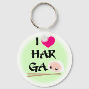 I Kärlek Har Gao (skenprovning) Keychain Nyckelring